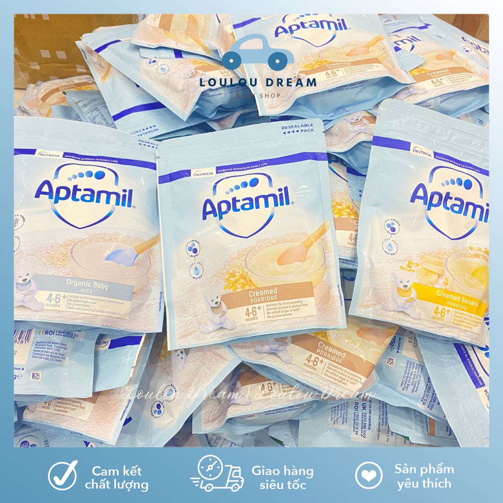 Bột ăn dặm cao cấp Aptamil thơm ngon cho bé từ 4 tháng tuổi chính hãng UK
