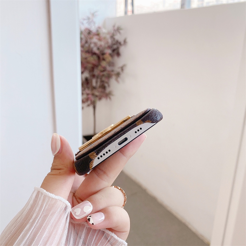 Ốp điện thoại da cao cấp mạ vàng thích hợp cho IPhone 13 12 11 Pro Max XS Max XR X 8 7 Plus