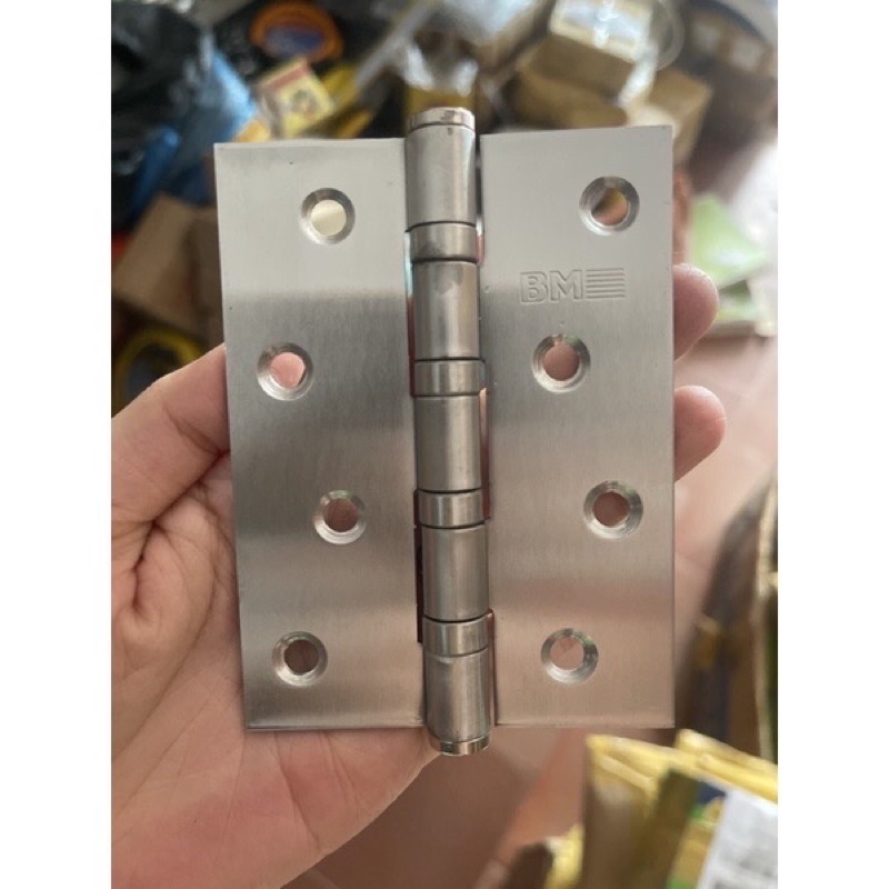 Bộ 2 Bản lề lá inox 10cm loại dày, đẹp