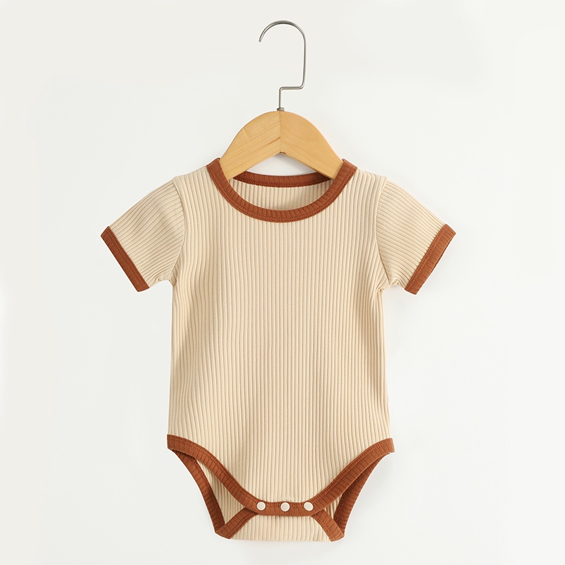 Bộ Áo Liền Quần Vải Cotton Mỏng Thời Trang Xuân Hè Cho Bé Sơ Sinh