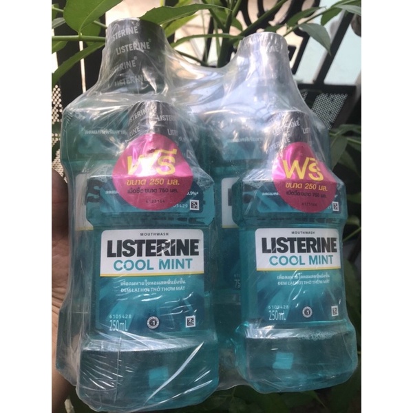 NƯỚC SÚT MIỆNG LISTERINE THÁ LAN 750ML + 250 ML