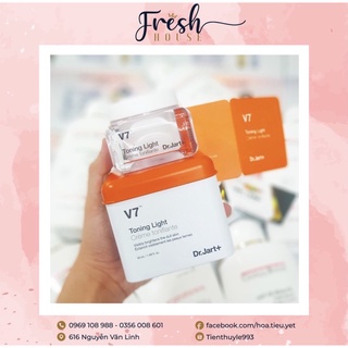 Kem dưỡng da Dr Jart V7 Toning Light 50ml