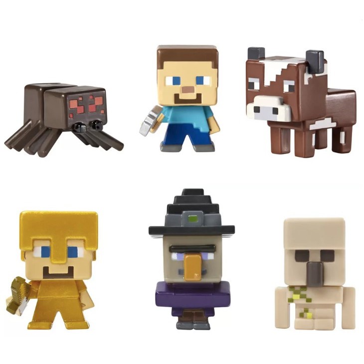6 Nhân vật minecraft mini figure random - tặng kèm thẻ bài