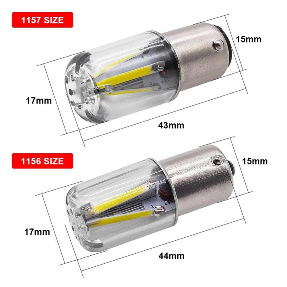 1 Bóng Đèn LED Tín Hiệu 1156 1157 BA15S P21W P21/5W 12V A7Z3 Cho Xe Hơi