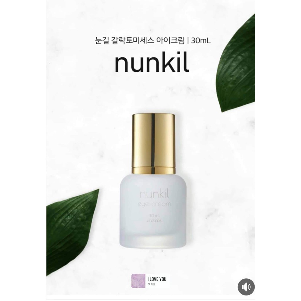 Kem Dưỡng Mắt NunKil 30ml - Bổ Sung Retinol, VItamin A, B, C - Loại bỏ hiệu quả các vấn đề vùng mắt.