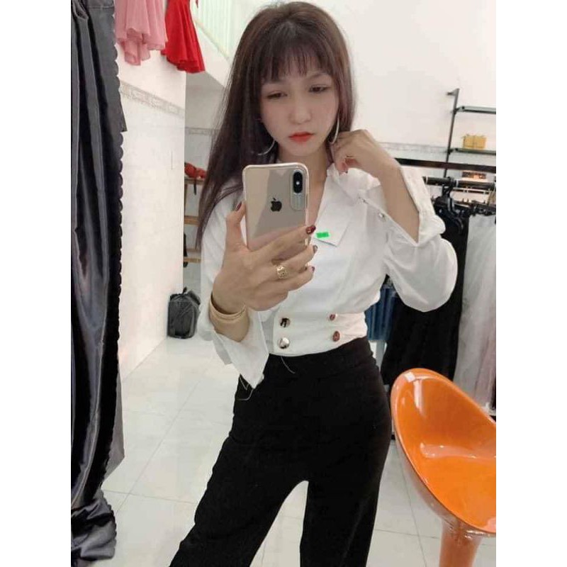 Áo sơ mi phi kiểu - sang chảnh
