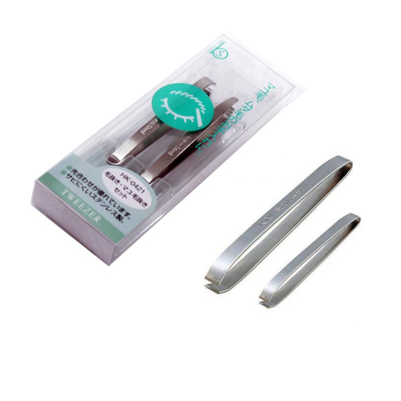 Set 2 nhíp inox KAI nhập khẩu từ Nhật