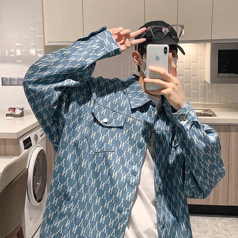 Áo Khoác Denim Thể Thao Cao Cấp Dễ Phối Đồ Cho Nam Faruiline FARU030