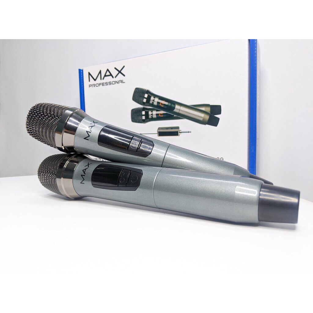 MT MAX  Micro không dây đa năng  MAX39 - hát karaoke gia đình, livetream, giúp lọc bỏ tạp âm - sang trọng