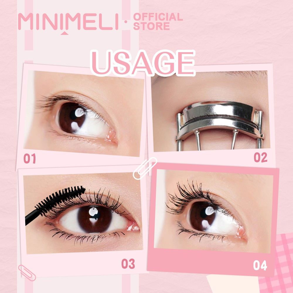 Bút Kẻ Mắt MINIMELI Khô Nhanh Không Thấm Nước Lâu Trôi Mascara Bộ Trang Điểm Mắt 20g | WebRaoVat - webraovat.net.vn