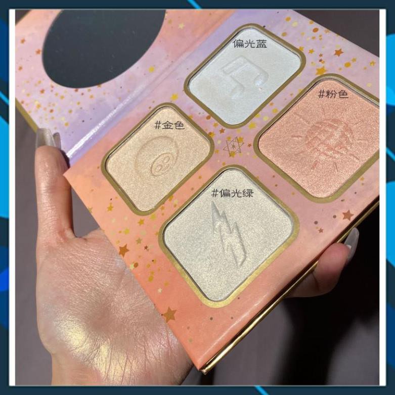 [ Hàng Nhập Khẩu ] Bảng Nhũ Bắt Sáng 4 Tông Màu Make Up Toàn Diện HerOrange | BigBuy360 - bigbuy360.vn