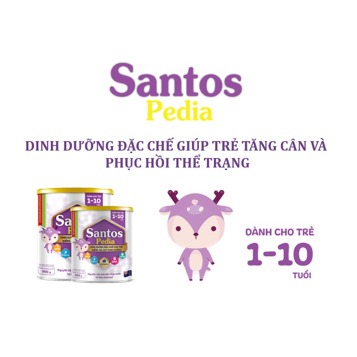 Sữa bột Santos Pedia 900g_Duchuymilk