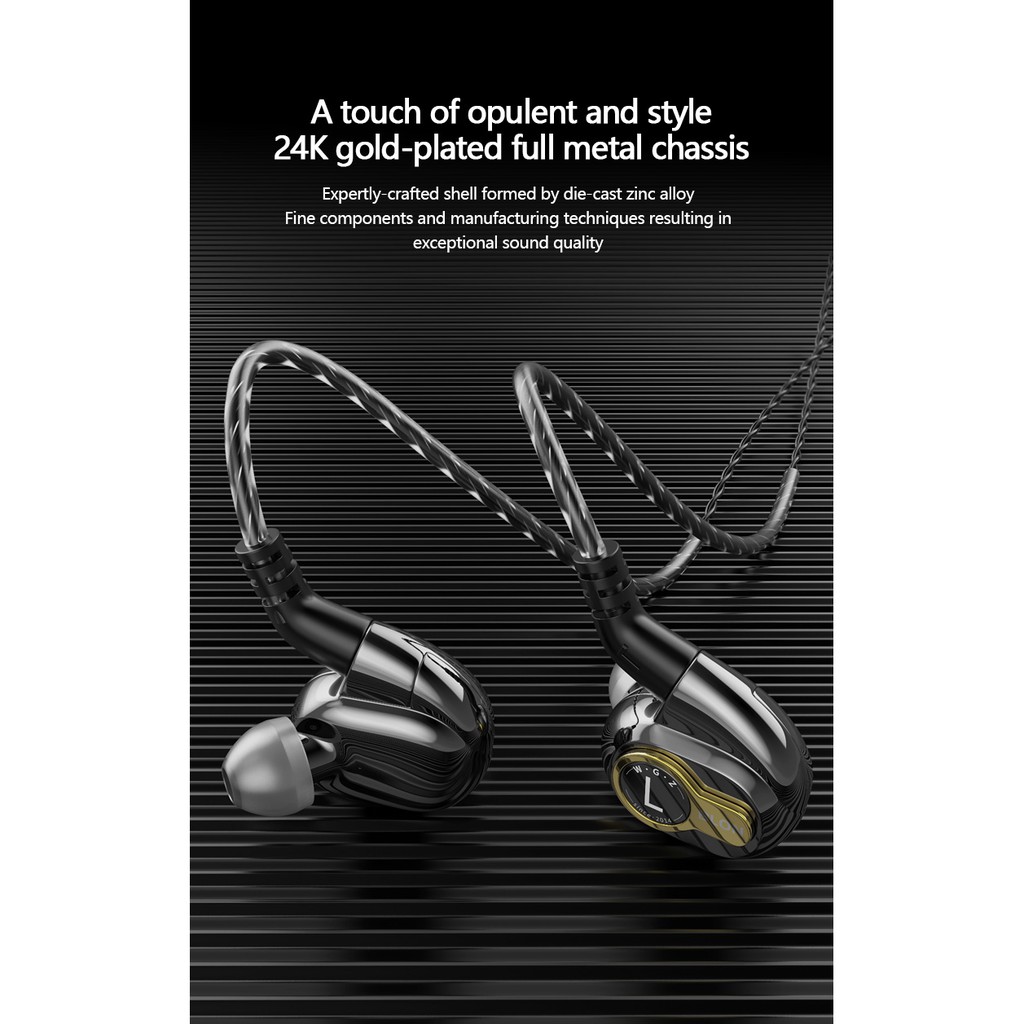 BLON BL-05 BL05 10mm 2nd Generation Carbon Nanotube CNT Diaphragm In Ear Earphone HIFI DJ Sport Earbuds