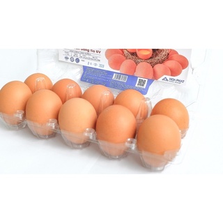 Trứng gà , vịt sạch cỡ To vỉ 10 trứng