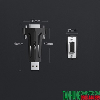 ĐẦU CHUYỂN ĐỔI USB 2.0 SANG COM RS232 UGREEN 80111