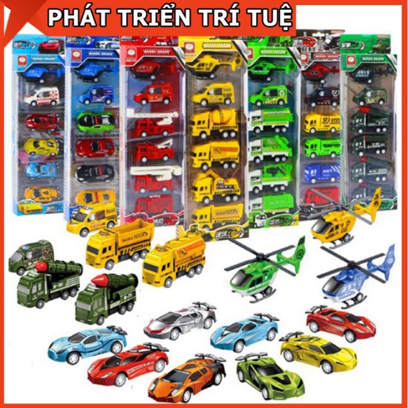 Bộ 6 oto công trình xây dựng nhiều mẫu