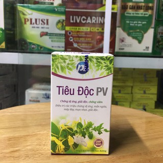 Tiêu độc pv dị ứng, mẩn ngứa, mày đay, mụn nhọt, giải độc