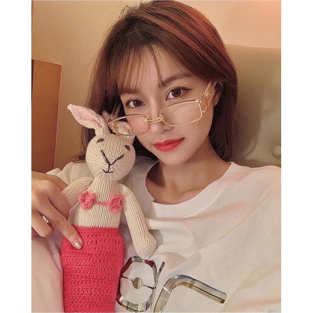 Kính mát thời trang nam nữ hot trend Bear Eyewear gọng nhựa xỏ khuyên độc đáo | BigBuy360 - bigbuy360.vn