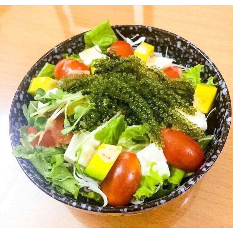 GÓI 100gram RONG NHO TÁCH NƯỚC GREEN FOOD
