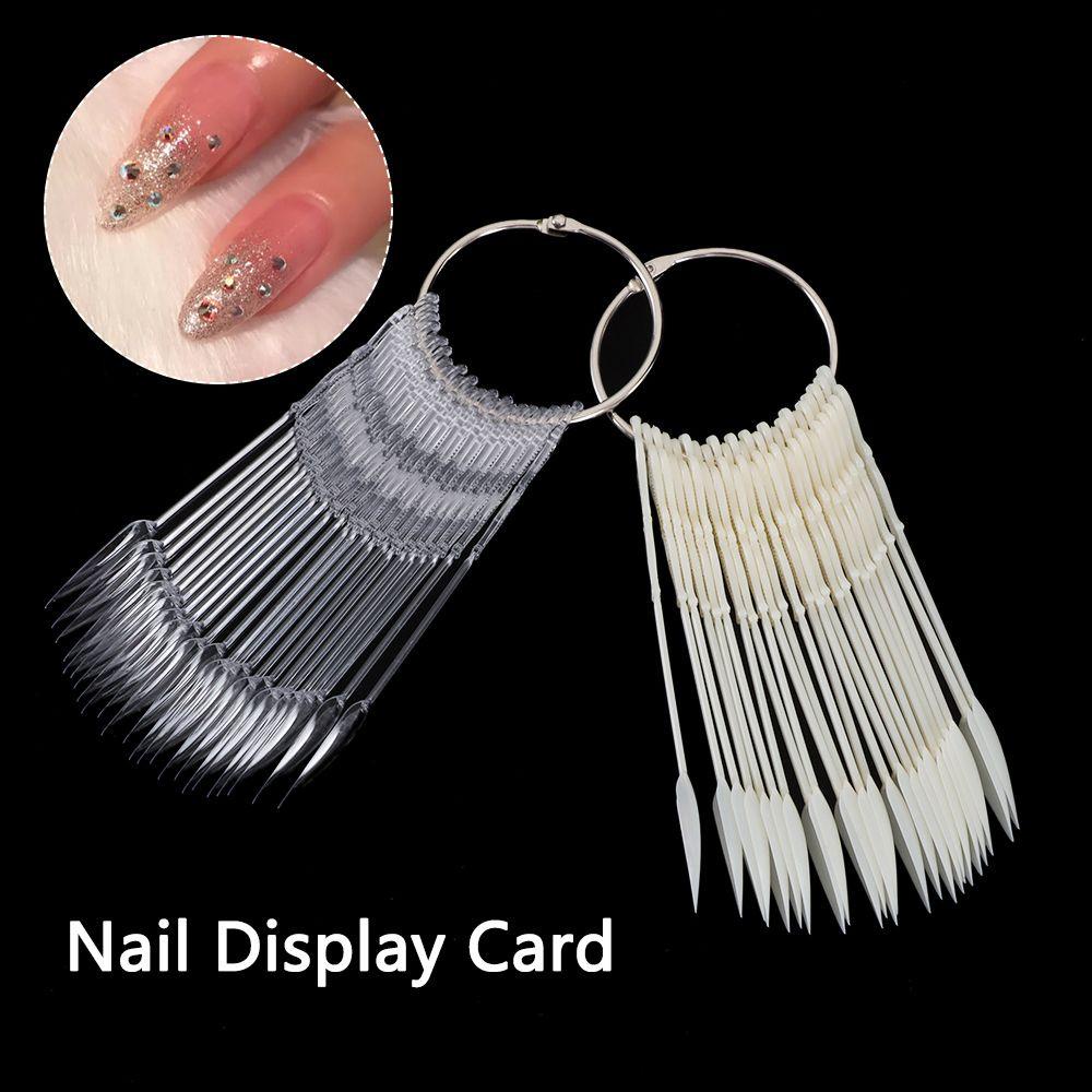 OKDEALS Set 24 Giá Đỡ Trưng Bày Móng Tay Giả Tiện Lợi