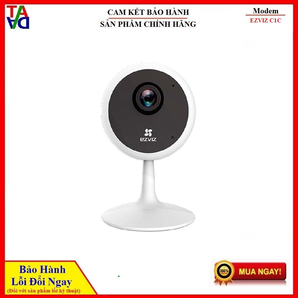 CAMERA WIFI IP EZVIZ C1C CS-C1C-D0-1D2WFR 1080P Full HD - HÀNG CHÍNH HÃNG -- BẢO HÀNH 24 THÁNG 1 ĐỔI 1