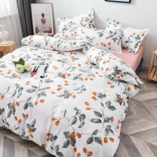 Bộ chăn ga gối cà chua bé cotton poly