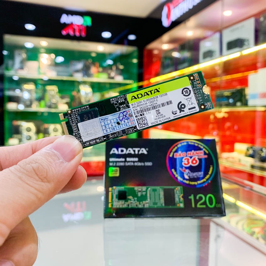Ổ cứng SSD Adata 120GB ,240G, 480G SU650NS38 M.2 2280 SATA thế hệ mới nhất của công nghệ 3D NAND Flash Tốc độ 550MB/s | BigBuy360 - bigbuy360.vn