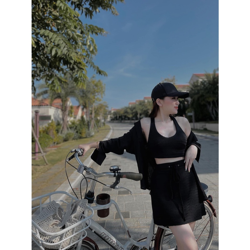 Set sơmi 3 món đi biển đi du lịch cực sang chảnh video và ảnh shop chụp -MAXI NGỌC LAN