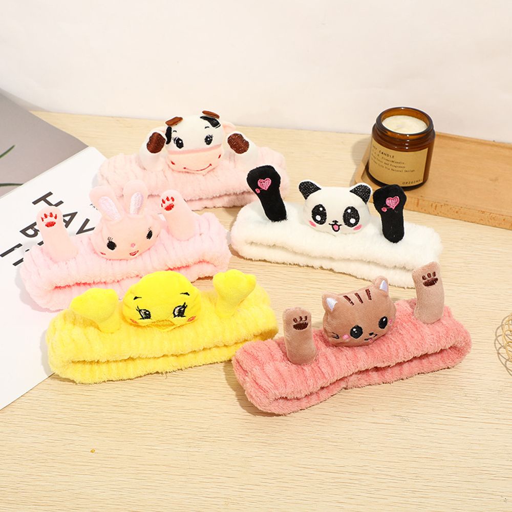 Băng Đô Cài Tóc Vải Bông Hình Pikachu 3d Dễ Thương Phong Cách Hàn Quốc