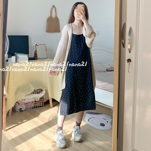 Cardigan len mỏng