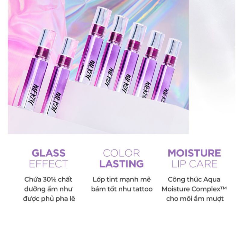 [CHÍNH HÃNG] Son Tint Bóng Siêu Lì Merzy Aurora Dewy Tint 5.5g 4 màu DT07, DT09, DT10, DT11. | BigBuy360 - bigbuy360.vn