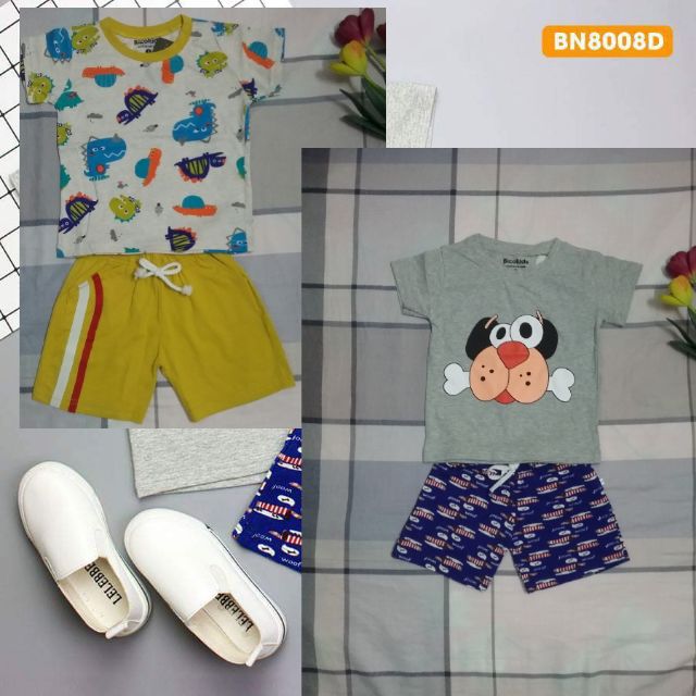 Combo 2 đồ bộ bé trai