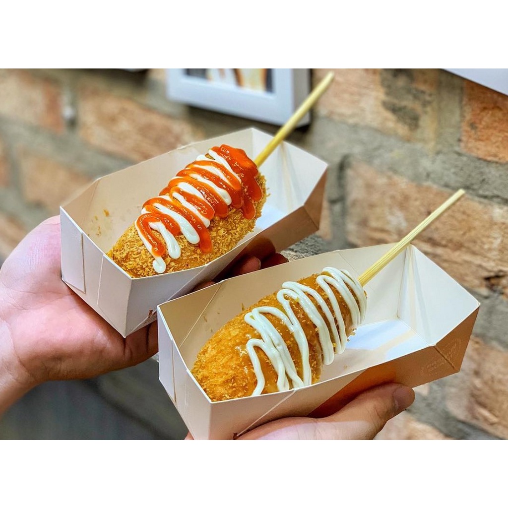 [HCM -HỎA TỐC] Hotdog Phô Mai gói 500g 8 cây ( cây lớn) (chỉ giao sài gòn) NUONGFOOD