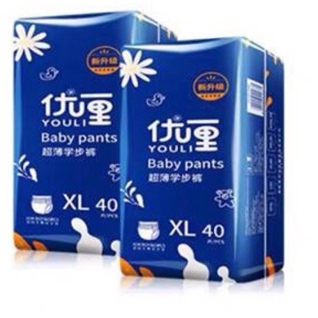 Bỉm youli xl dán 76 miếng
