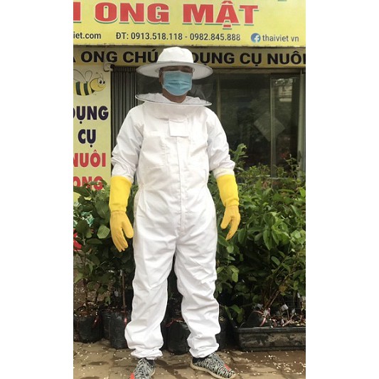 Bộ áo quần bảo hộ làm ong mật