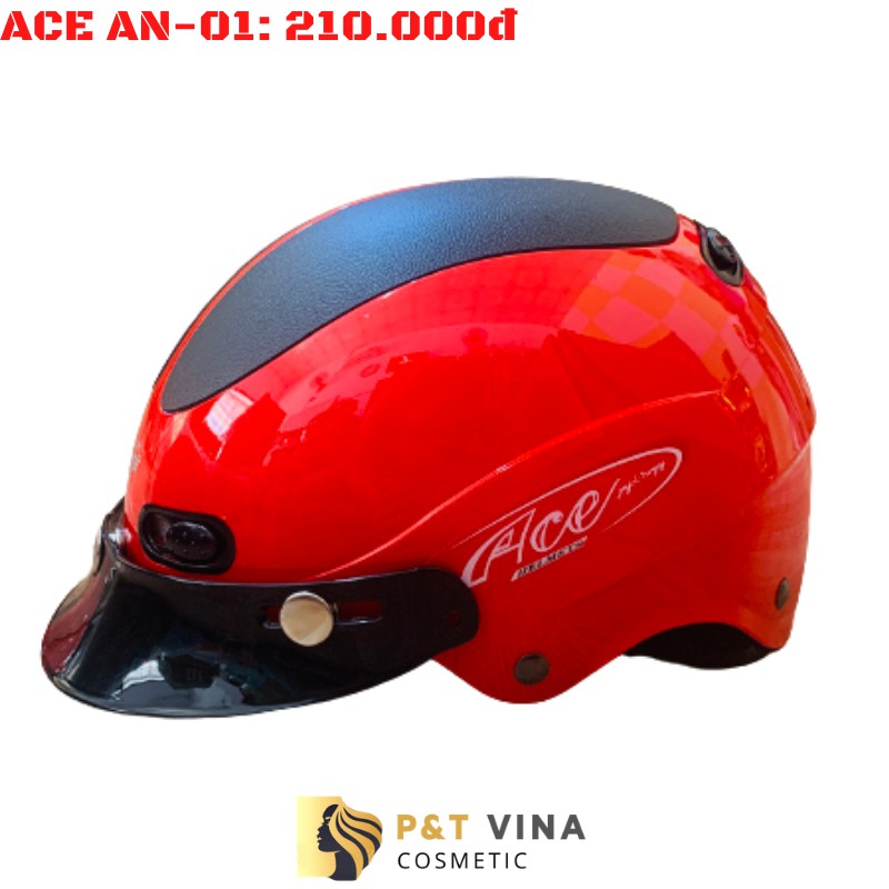 [Chính Hãng] Mũ bảo hiểm nửa đầu ACE AN - 01 (nhiều màu)