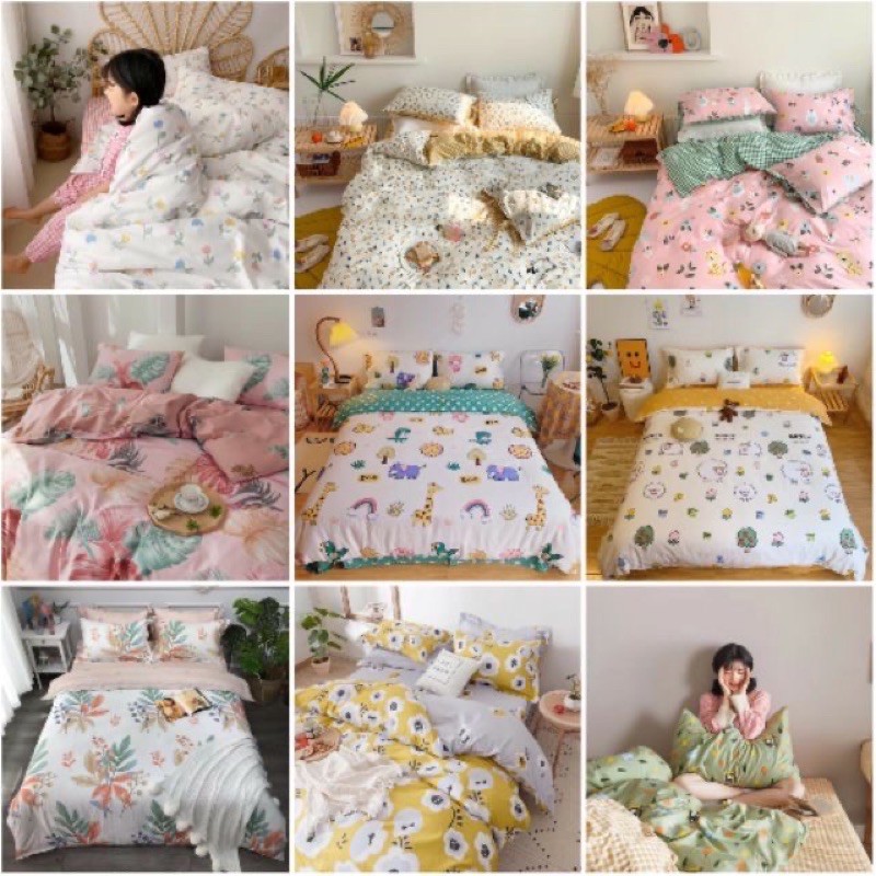 Set cotton lụa Hàn Quốc