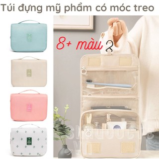 Túi đựng mỹ phẩm đồ du lịch đa năng có móc treo