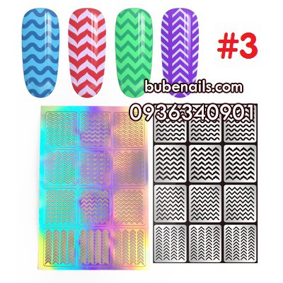 Giấy Vinyls tạo mẫu móng lẻ (part 1) - SALE ĐỒ NAIL