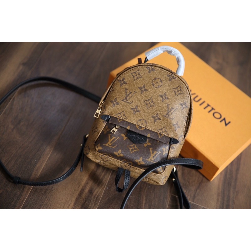 ❌Balo Lv mini supper da thật 👉🏻sz16cm,chất da lv mềm sụn chuẩn hàng supper  & có code