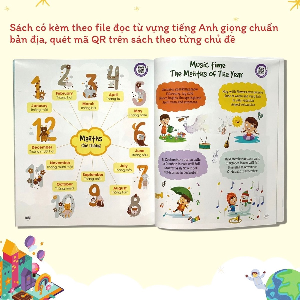 Sách - Bé chinh phục 2000 từ vựng Tiếng Anh - My first 2000 English works