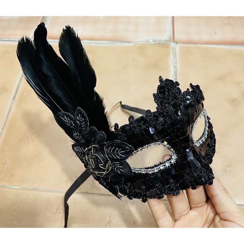 Mặt nạ hoá trang haloween nửa mặt / mặt nạ cosplay