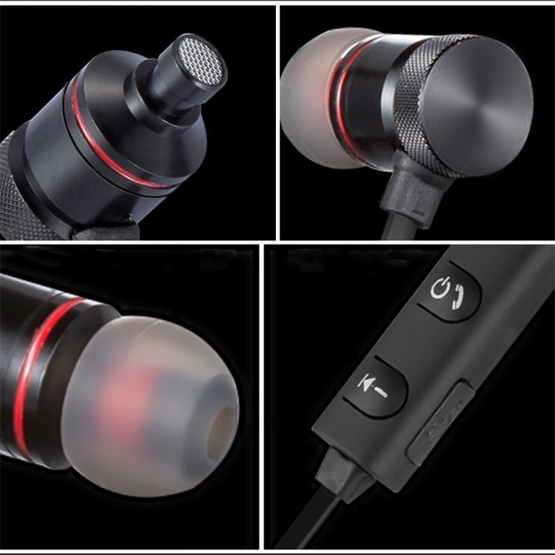 Tai nghe thể thao bluetooth có nam châm tích hợp mic