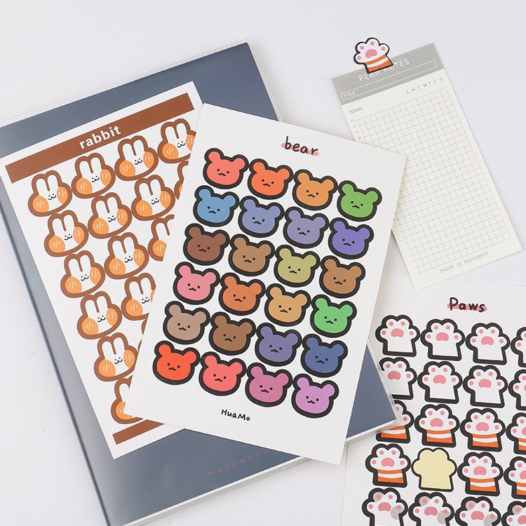 Sticker nhiều màu đơn giản (ST14)