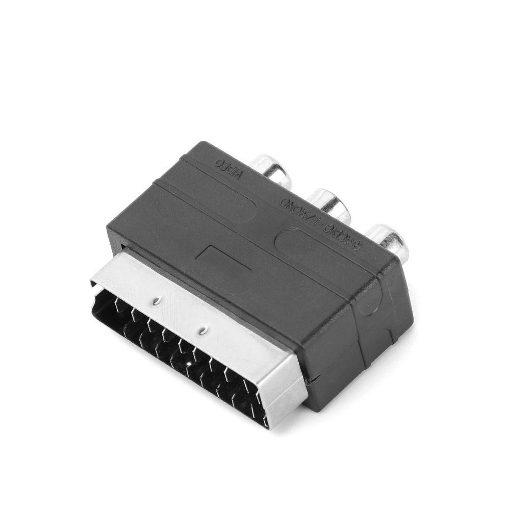 MYRONGVN Đầu Nối Chuyển Đổi Âm Thanh Từ Male Sang 3RCA Female Cho PS4 WII DVD VCR