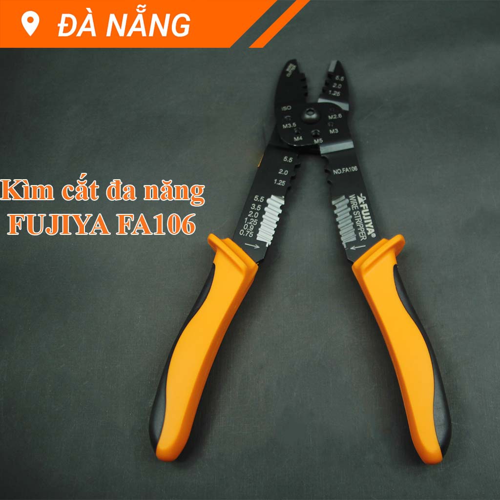 Kìm cắt đa năng bấm đầu cos  Fujiya FA106