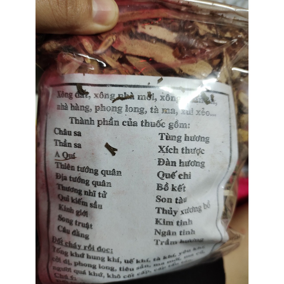 Thảo mộc xông nhà loại đặc biệt cực mạnh tẩy uế phong long cho nhà cửa, xả xui, nơi kinh doanh