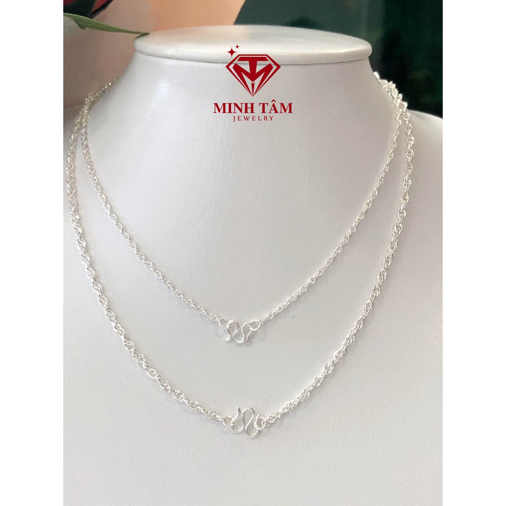 Dây chuyền bạc ta cho bé, Dây chuyền bạc cho bé bạc ta-Minh Tâm Jewelry