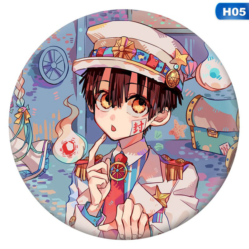 flowersqueen Ghim Cài Áo Hình Nhân Vật Nữ Anime Dễ Thương