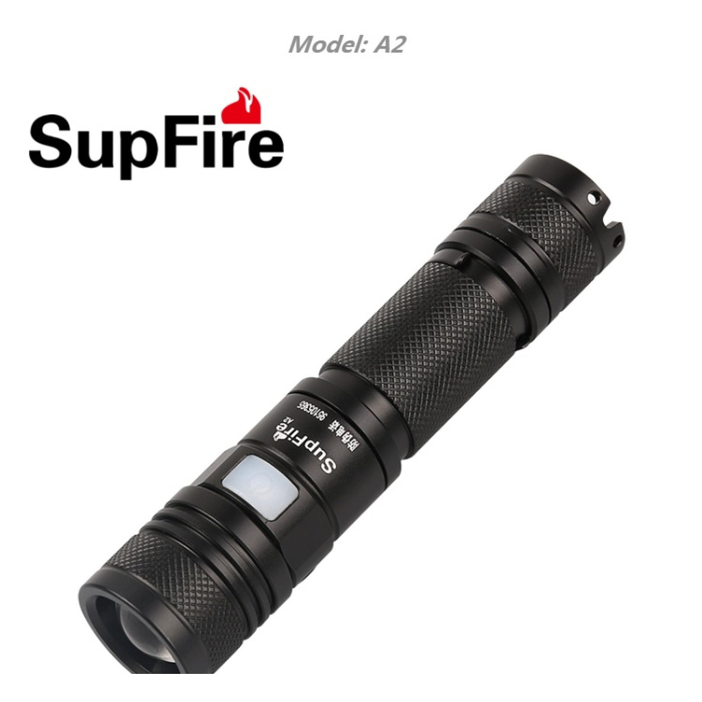 SUPFIRE XM-L2 A2 10W Đèn Pin LED Thu Phóng 5 Chế Độ T6 950LM USB Đèn Pin (Không Bao Gồm Pin & Cáp)-168